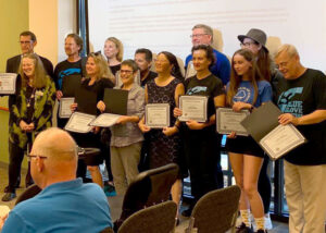 The BGC receive certificates from the Albany City Council