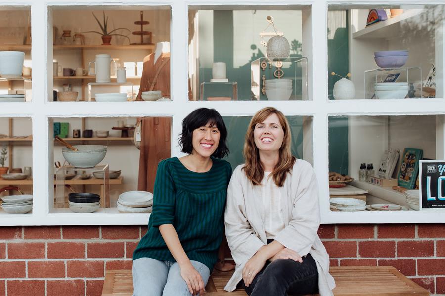 Lisa Wong Jackson and Lisa Fontaine, owners of Morningtide